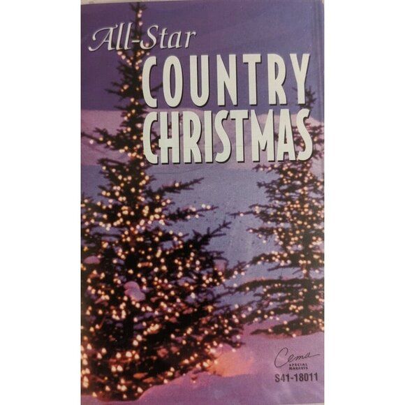 90s Cassette Country Christmas Tape Tanya Tucker Randy Travis All Star Retro NEW - Picture 6 of 8